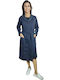Mardim Pentru Femei Halat Blue Grey