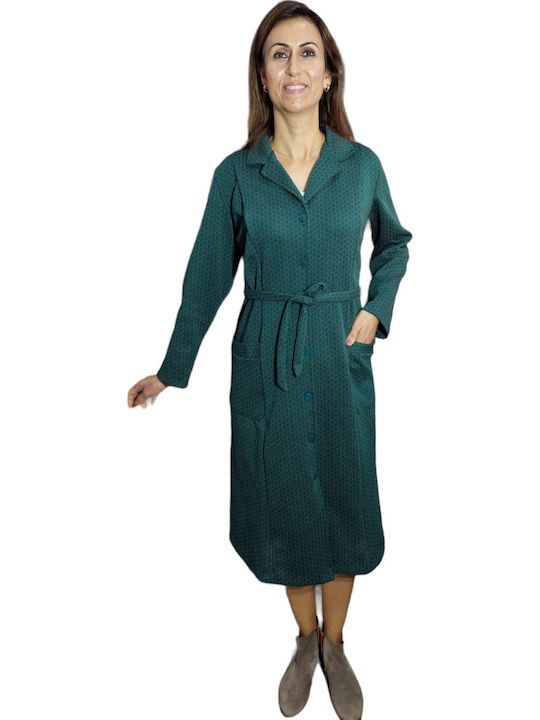 Mardim Winter Damen Robe Green/Grey