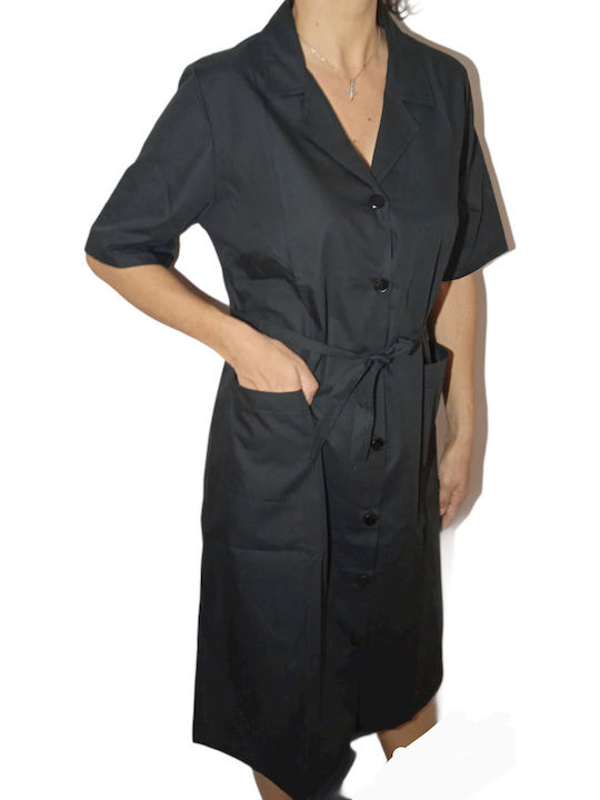 Rodonna Summer Women's Robe Black.