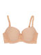 Balconette Balconette Bra with Light Padding Underwire Soft Pink