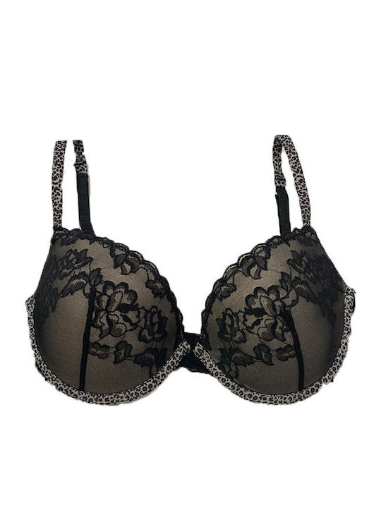 Black Sutien cu căptușeală ușoară & cu Baloane