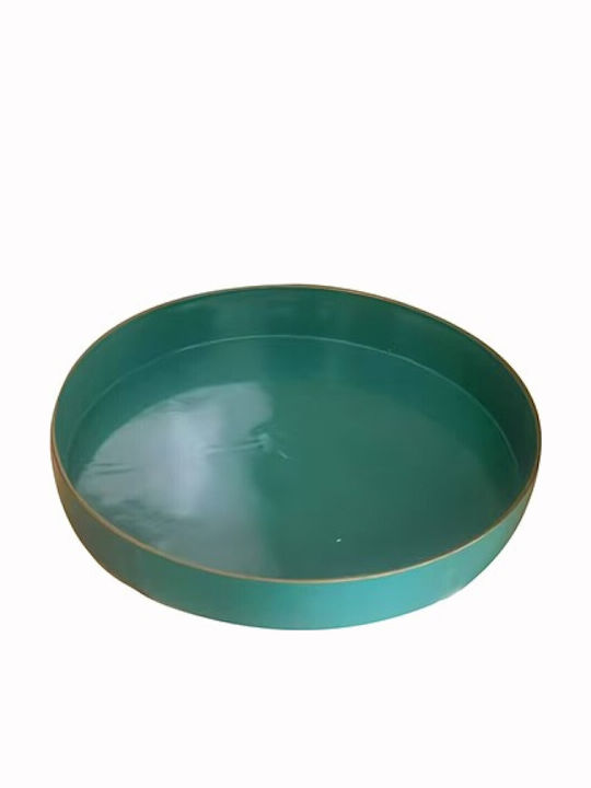 Artekko Plastic Round Decorative Tray 26x26x4cm