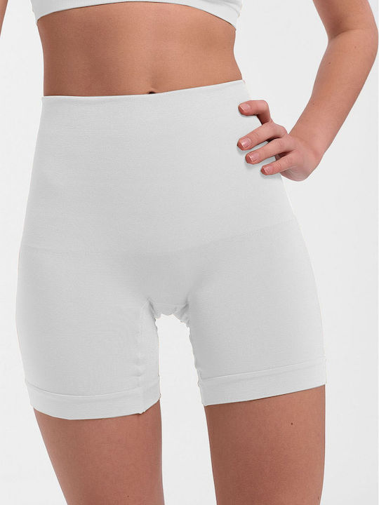 Donna Tightening Boxer Seamless White