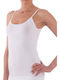 Women's T-Shirt with Spaghetti Strap White