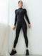 Women's Sleeveless One-piece Suit Black