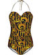 One-Piece Swimsuit Gold
