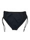 Bikini Slip Hohe Taille Black