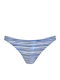 Bikini Slip Striped Blue
