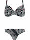 Set Bikini Black and white