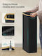 Songmics Laundry Basket Fabric 65l with Lid 42x22.5x70.5cm Black