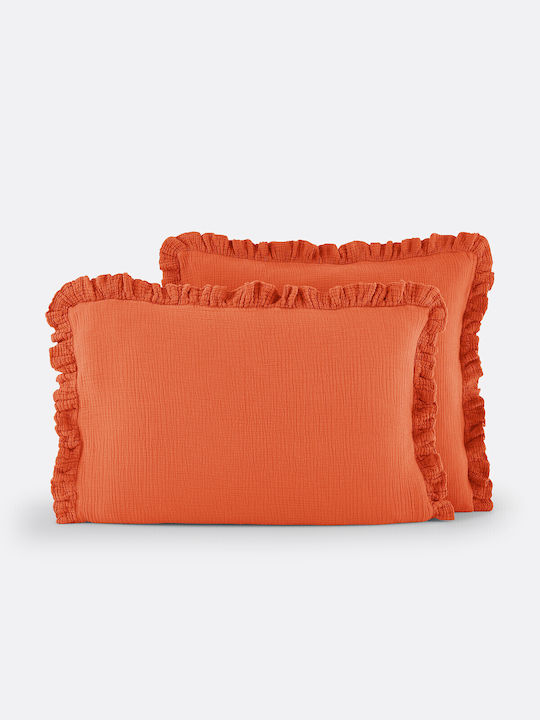La Redoute Interieurs Kissenbezug Orange 63x63cm.