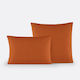 La Redoute Interieurs Kissenbezug mit Umschlagumschlag Orange 63x63cm.