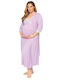 Angel's Secret Nightgown Maternity & Nursing Lilac