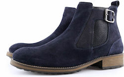 Harry Bennett Dress Boots Navy Blue