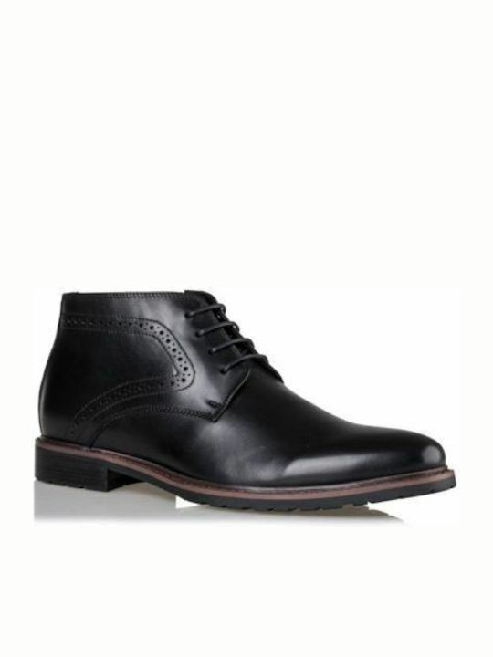 Piele Negru Ghete barbati