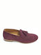 Men's Leather Loafers Burgundy