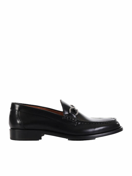 Men's Leather Loafers Black