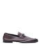 Leder Herren Mokassins in Tabac Braun Farbe