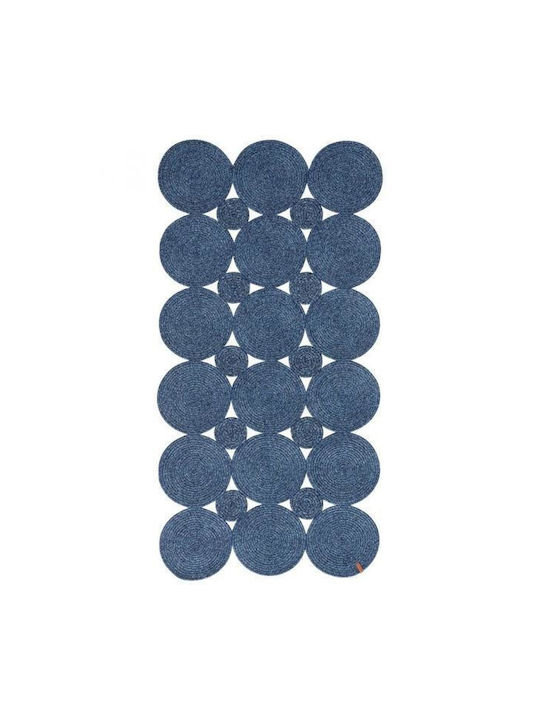Ανατόλια Jut Χαλί Διάδρομος Blue 80x150cm