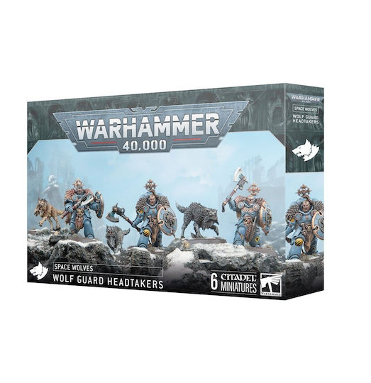 Warhammer 40000 Space Wolves Wolf Guard Headtakers