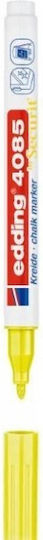 Edding Kreidemarker 4085 Chalk 1-2 Mm Neongelb Edding Weiß