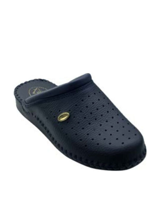 Sanaflex 090/1 Din piele Anatomici Sabot Albastre