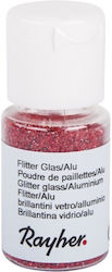 Glitzer Glas Aluminium 10ml Rotes