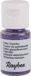 Glitzer Glas Aluminium 10ml Lila