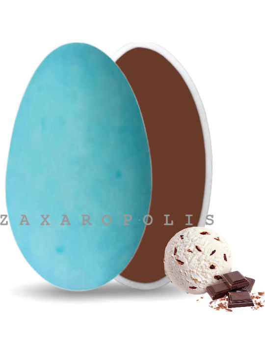 Zaxaropolis Κουφέτα Choco Splash σε Σχήμα Κλασικό με Γεύση Σοκολάτα Γαλάζιο 1000gr