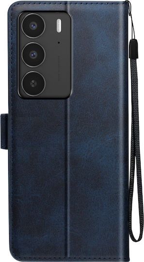 Avizar Handyhülle Realme C75 14x Drachen Tasche Klappet Brieftasche Unterstützung Dunkelblau