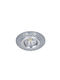Elmark Round Plastic Recessed Spot with Socket GU5.3 Transparent 5x5cm. 1pcs