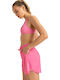 Wave Bikini Shorts Pink Carnation