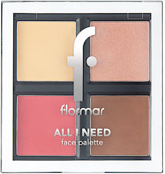 Flormar All I Need Face Παλέτα Μακιγιάζ για το Πρόσωπο Flormar All I Need Face Παλέτα Μακιγιάζ για το Πρόσωπο