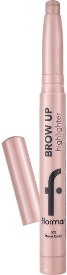 Flormar Μολύβι για Φρύδια Highlighter 02 Rose Gold