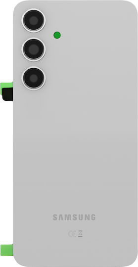 Clappio Replacement Rear Window Samsung Galaxy S24 Fe Silver
