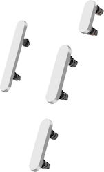 Clappio Power Volume Button Iphone 16 Pro Max White