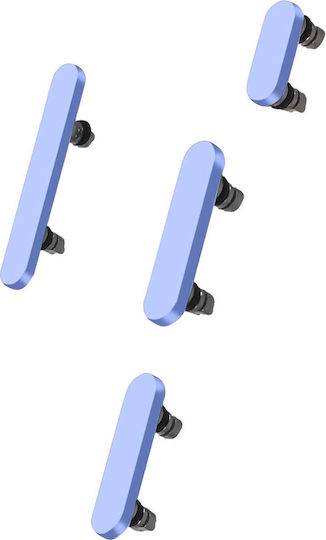 Clappio Power Lautstärketasten Iphone 16 Iphone 16 Plus Blaue Ersatzschlüssel für Mobiltelefone