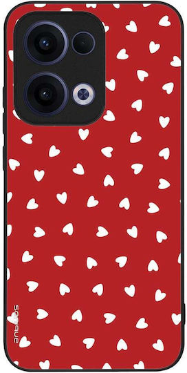 Husă Sonique Heart Series Oppo Reno13 5G Roșie