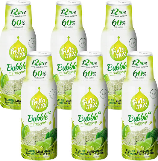 Fruttamax Sirop Var Mentă Soc 500ml 6 Bucăți