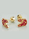 Hypoallergenic Gold Plated Kids Earrings Studs from Steel
