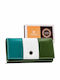 Large Leather Women's Wallet with RFID Green