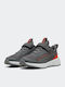 Flyer 3 Ac+ Ps Kids Sports Shoes Running with Hook & Loop Closure Grey