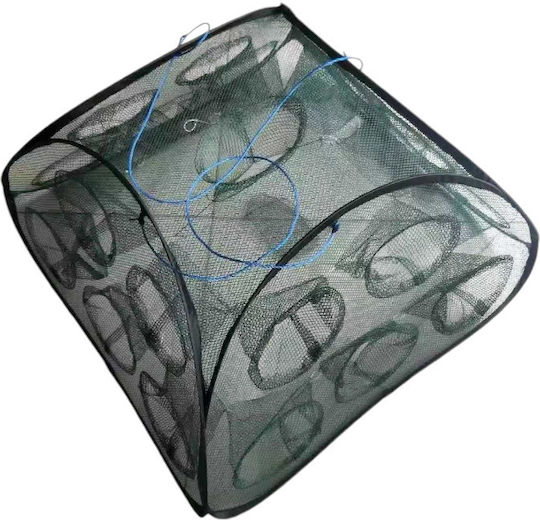 Foldable Fish Trap with 21 Entries
