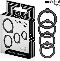 Addicted Toys Σετ Δαχτυλίδια Πέους Σιλικόνης