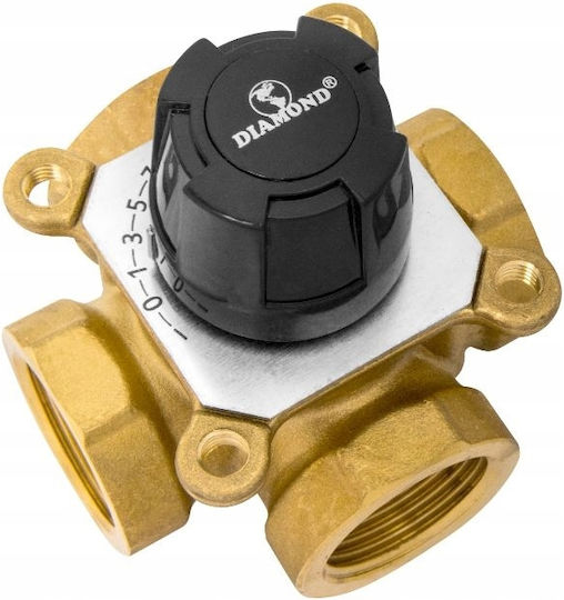 4-way Mixing Valve 1 1/4 Inch Diamond
