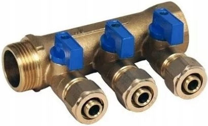 Pex Distributor 1x16 3 Sections Cold Water Dhw
