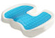 Pernă Scaun Spate cu Memory Foam 45x35x7cm în culoare Alb
