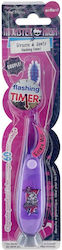 Tinokou Monster High Illuminierte Kinder-Zahnbürste Saugnapf Mehrfarbig