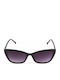 Contacta Women's Sunglasses with Multicolour Plastic Frame and Purple Gradient Polarized Lens