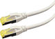 Logon S/FTP Cat.6a Cablu de rețea Ethernet 5m Alb 1buc